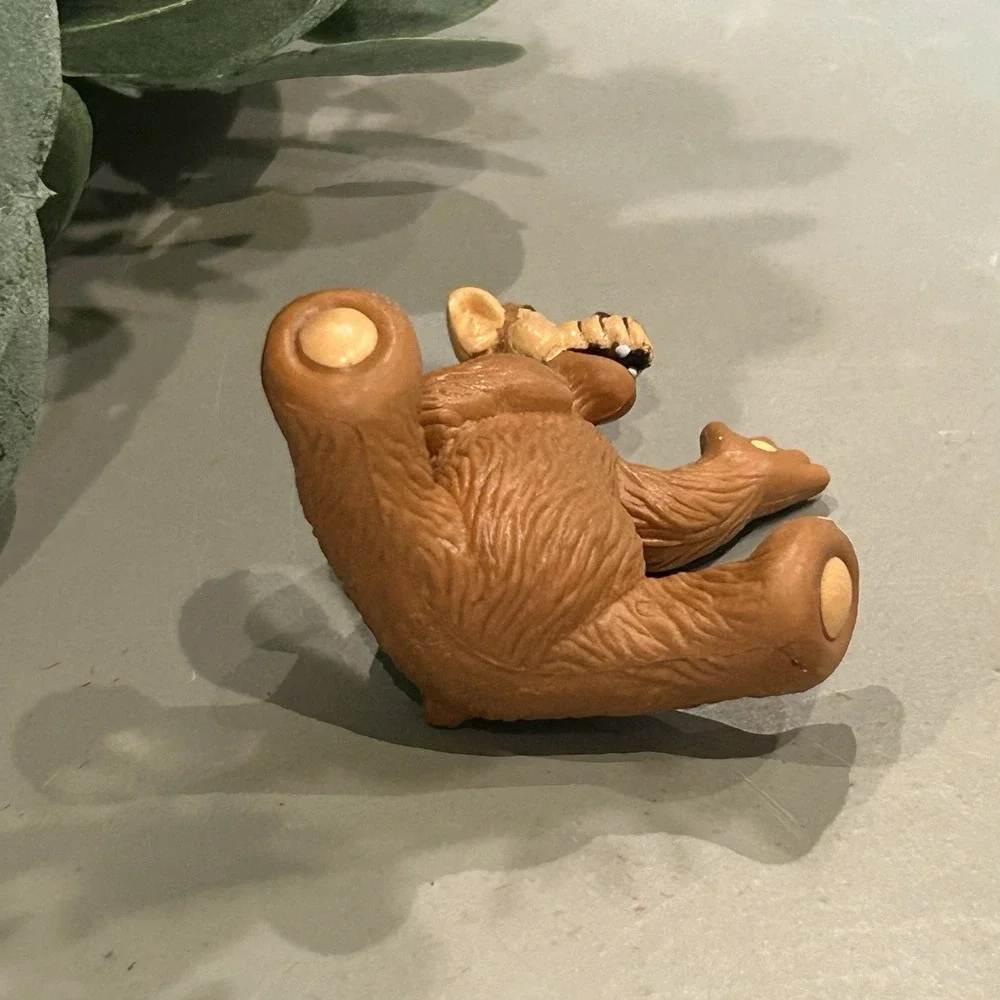 Vintage ALF Soft‎ PVC Figure Russ Toys 80's TV Alien Sitting Figurine Mini